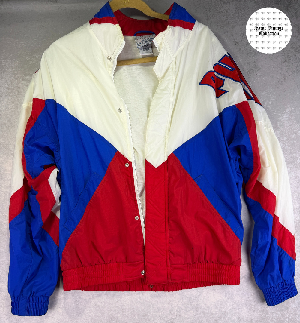 90s Vintage Apex One Philadelphia Phillies Medium Colorblock Windbreaker Jacket